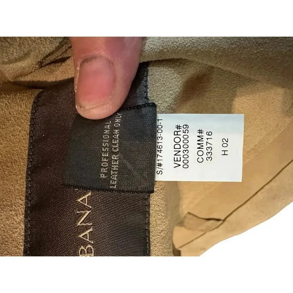 Banana Republic 100% suedes leather Blazer Jacket Size 42R
